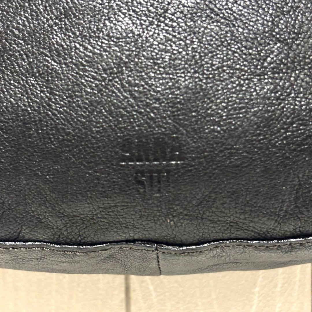 美品 ANASUI アナスイ ショルダーバッグ ローズウッド 本革 花柄 黒