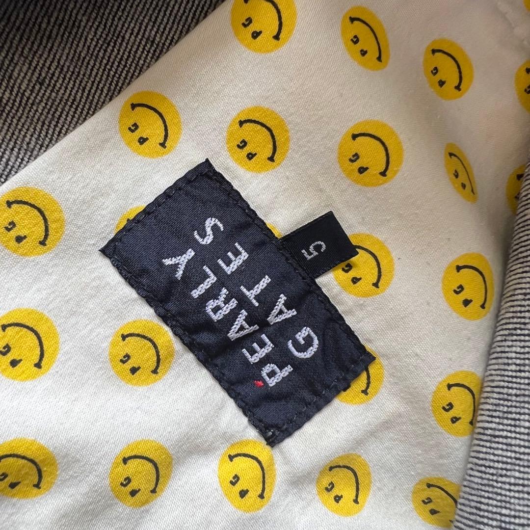 Pearly gates パーリーゲイツ　デニム　ハーフパンツ　スマイル　L