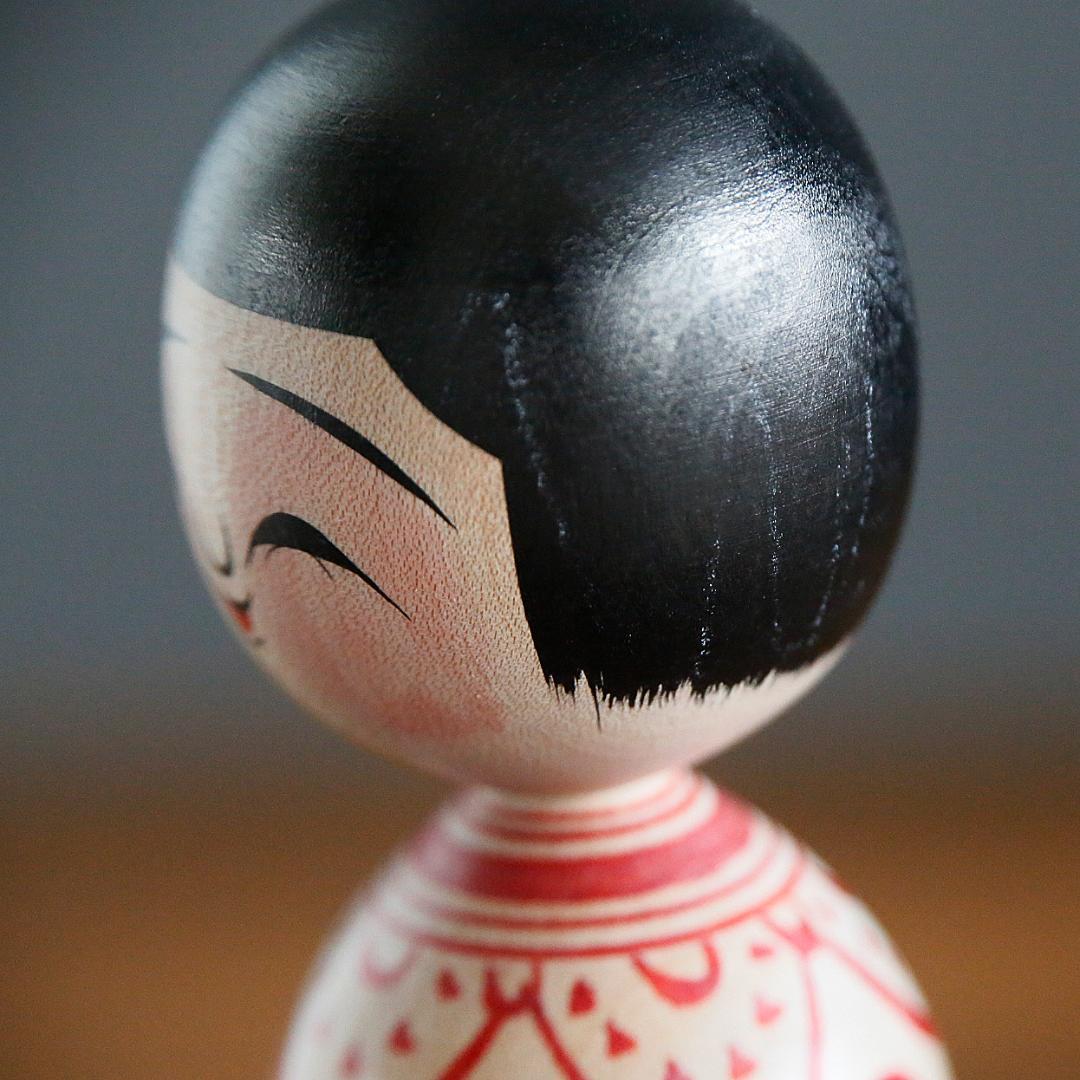 奥瀬鉄則 津軽こけし（23cm / 9in）