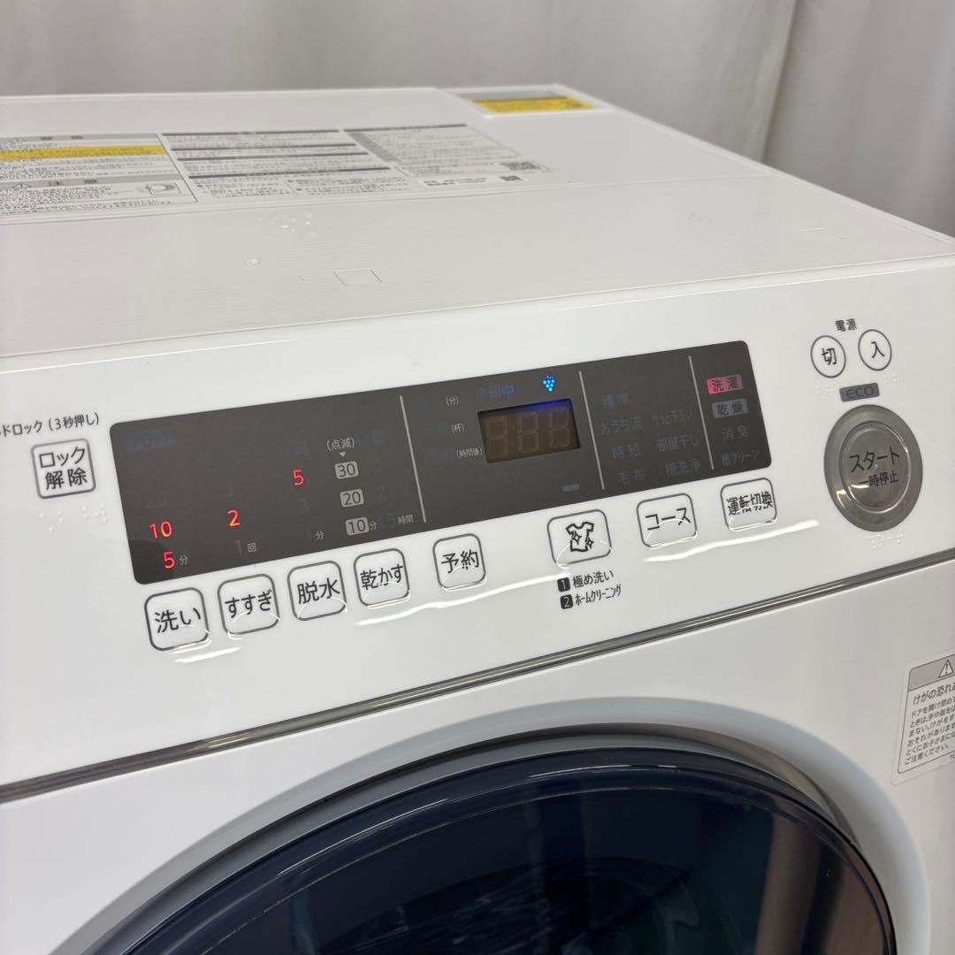 942❤️　ドラム式洗濯機　10キロ　SHARP　乾燥付き　安い　綺麗　設置無料
