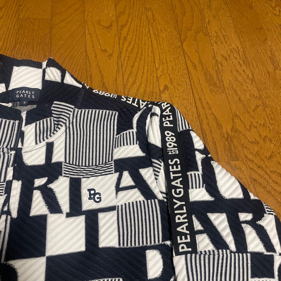 美品PEARLY GATES総柄ジップブルゾン サイズ5