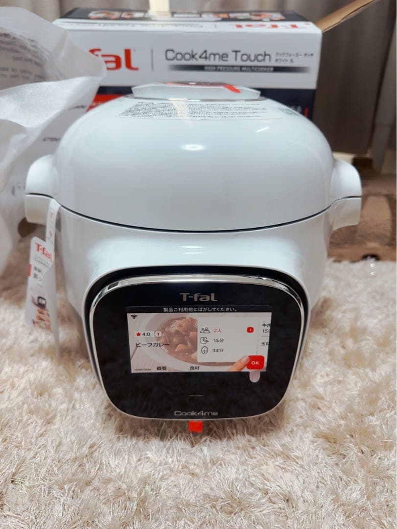 【新品】t-falティファールクックフォーミータッチCY9221JP電気圧力鍋