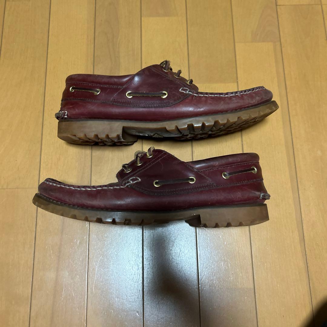 REGAL デッキシューズ　バーガンディ　モカシン　ティンバーランド　3eye似