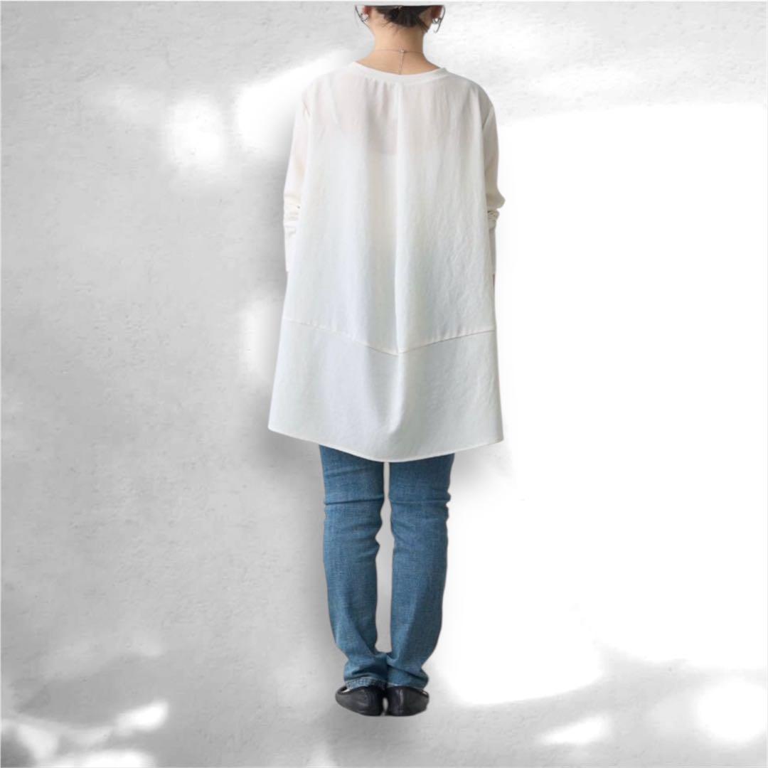 【専用】beardsley後ろドレープTブラウス　0サイズ