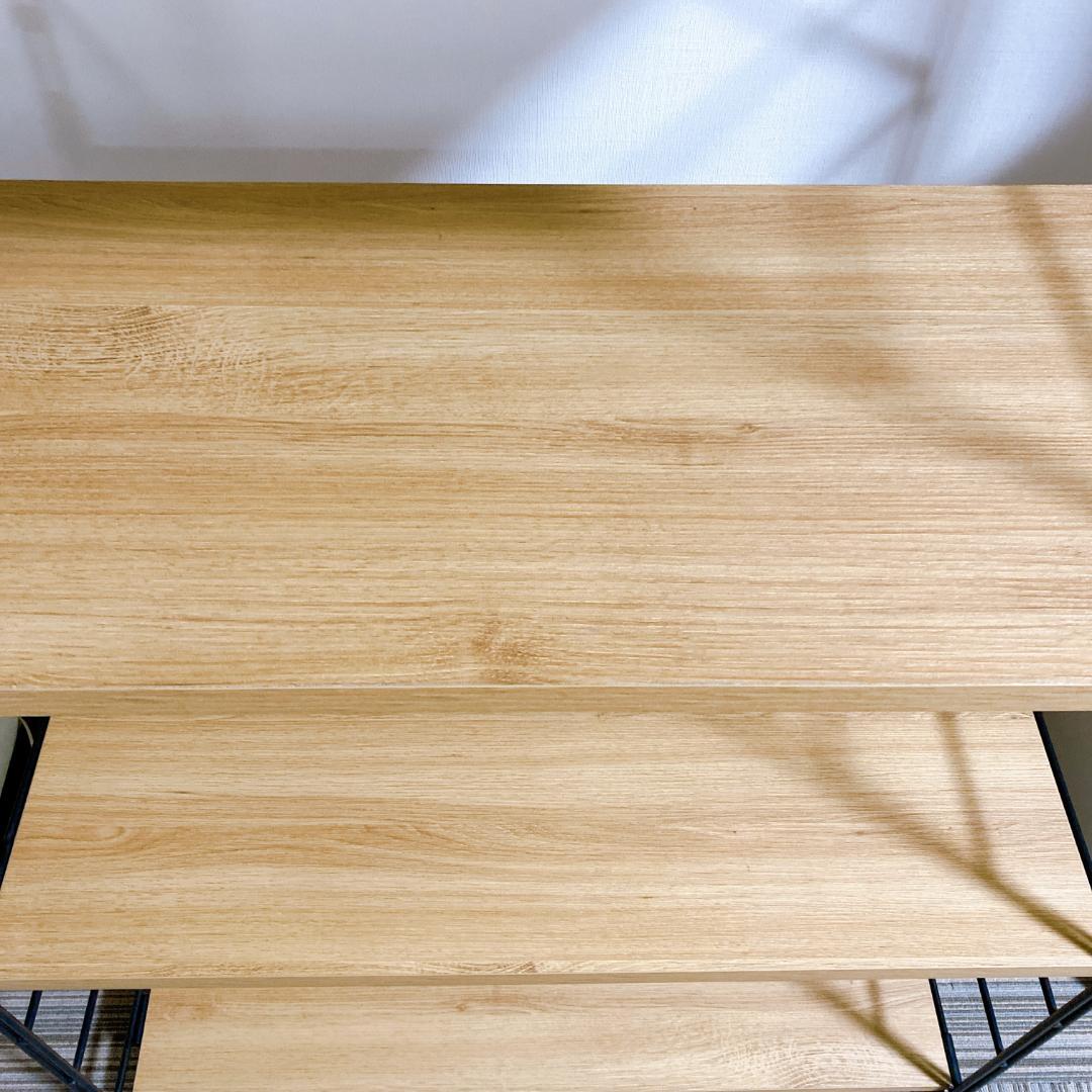 まみちゃん専用　YAMAZEN ウッドシェルフ 5段 ラック ナチュラル