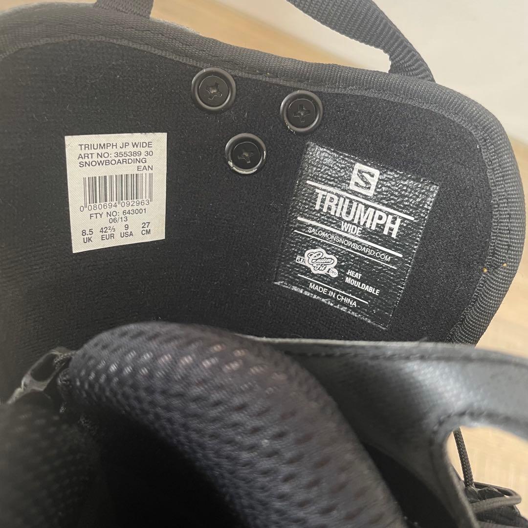 SALOMON TRIUMPH JP WIDE スノーボードブーツ 27cm