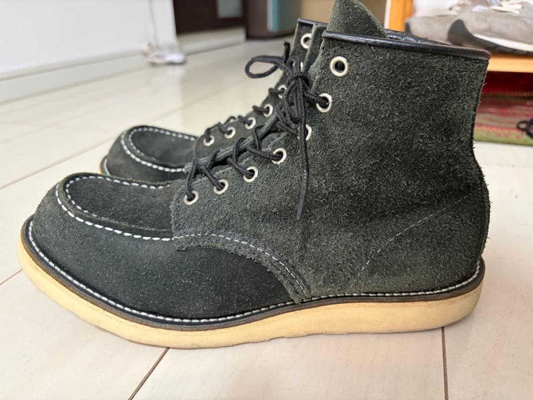 レッドウィングREDWING 8874黒スエードモックトゥ