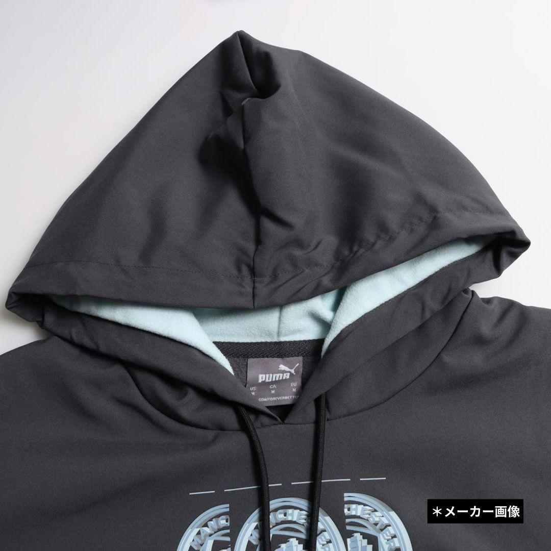 新品 希少品 マンチェスターシティFC オフィシャルフーディー 裏起毛パーカー