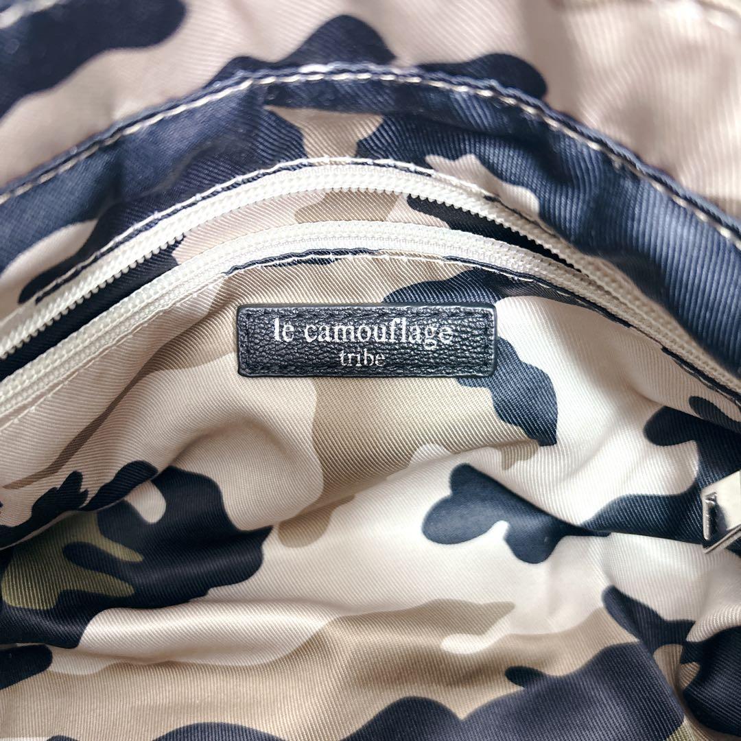 【極美品】le camouflage tribe ショルダーバッグ ナイロン