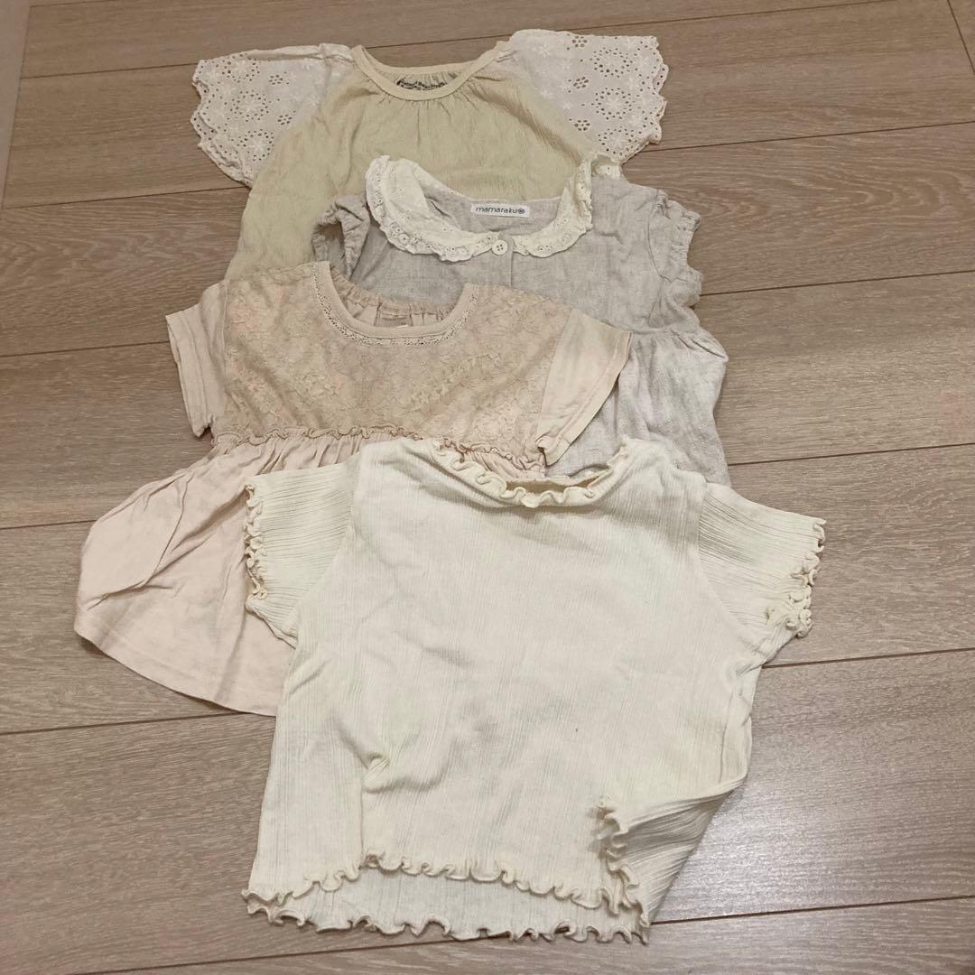 バースデイ テータテート ママラク オーガニックコットン トップス ワンピース