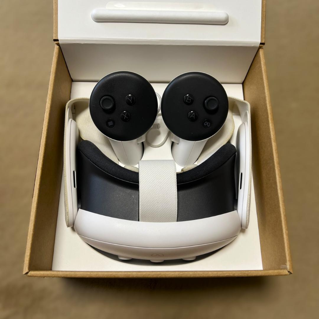  Quest 3 128GB VRヘッドセット & AMVR顔クッション