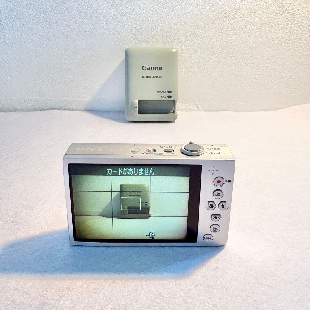 【動作確認済】Canon IXY 3 SL シルバー 12倍ズーム デジカメ