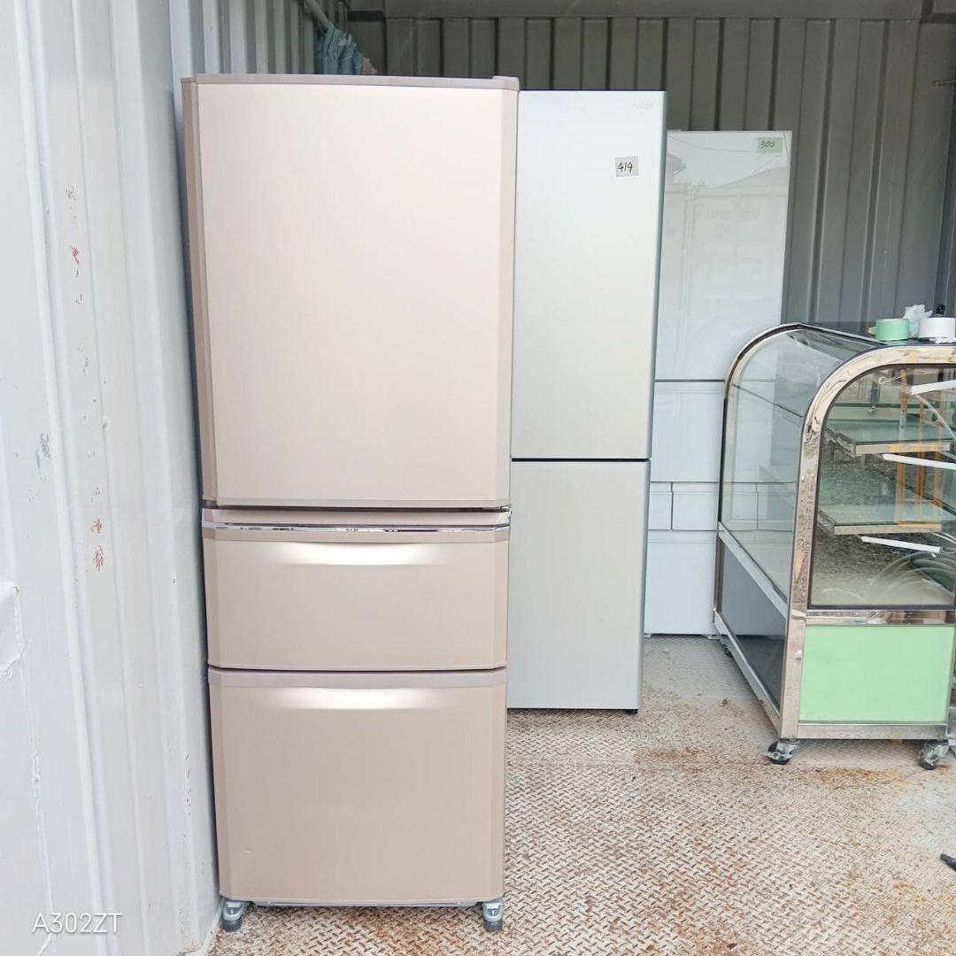 ＊送料設置無料　三菱　自動製氷機能付き大型冷蔵庫　335L