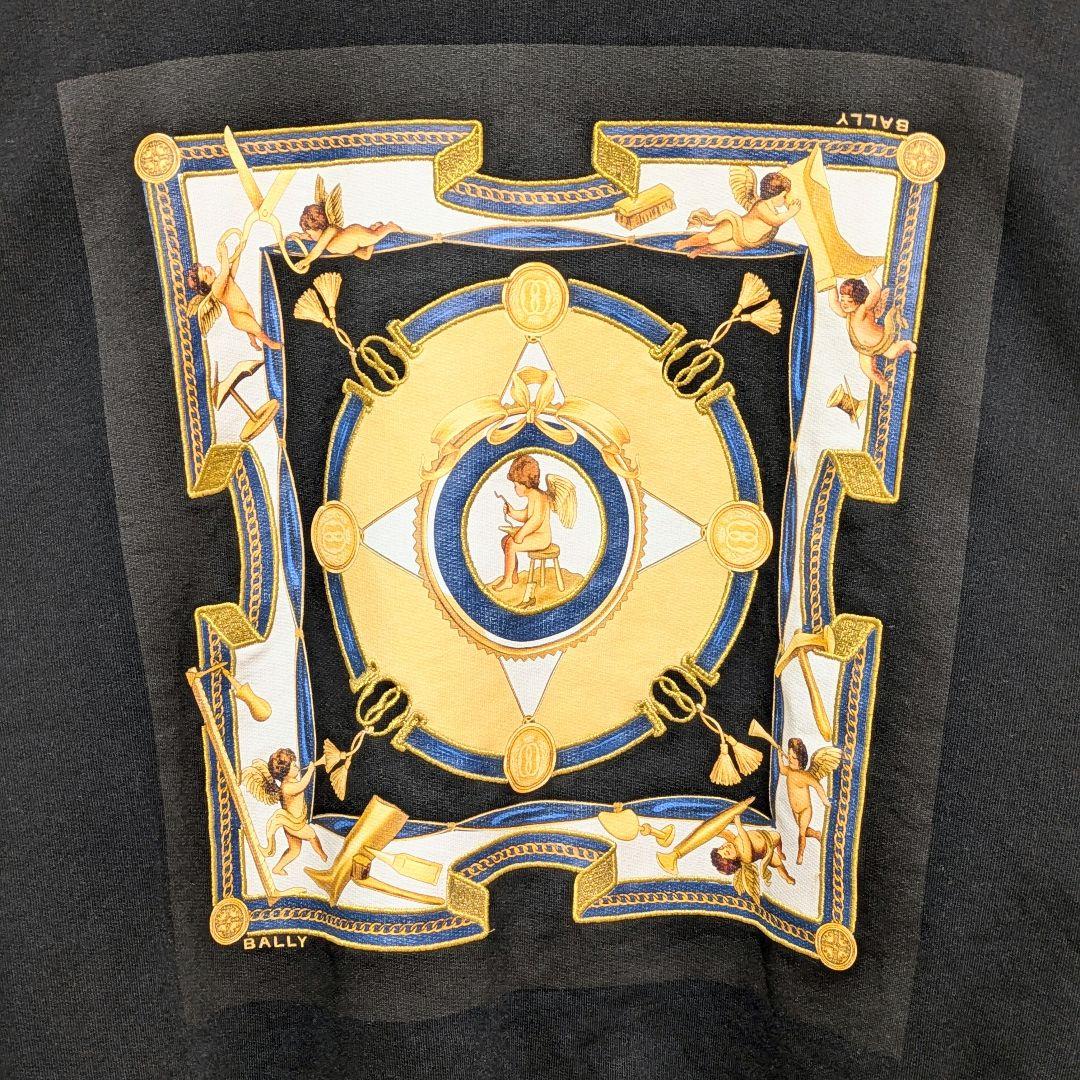近年モデル BALLY スウェット 刺繍プリント　エンジェル 定価8万超え