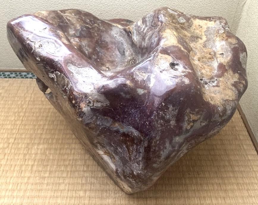 佐渡 赤石　赤玉石　重量40.25kg 　自然石