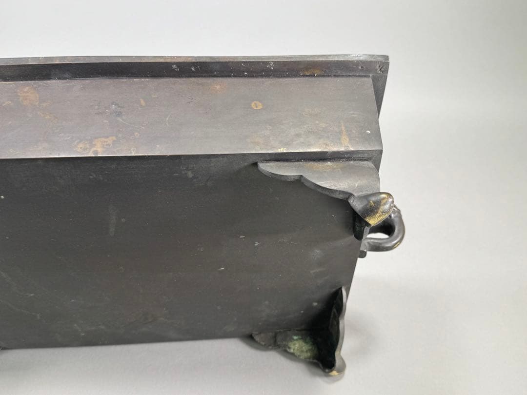 銅水盤　いけばな　池坊　古流　小原流　銅製華道具　重さ6.3kg 水漏れなし