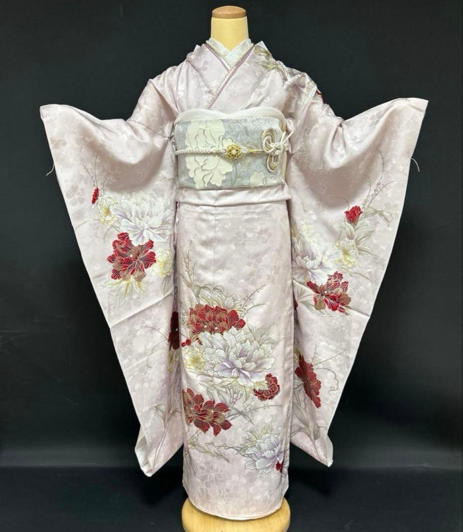 振袖未仕立て2枚