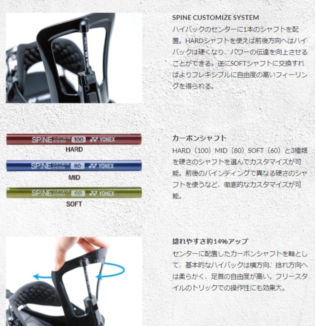 YONEX SPINEBACK バインディング Sサイズ 箱付