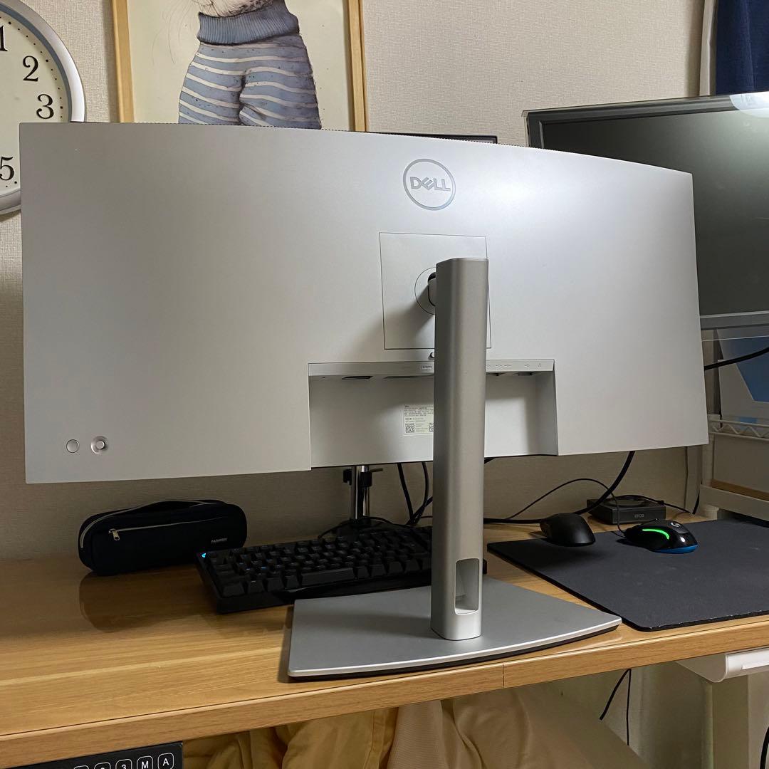 美品　Dell U3421WE 曲面ウルトラワイドモニター
