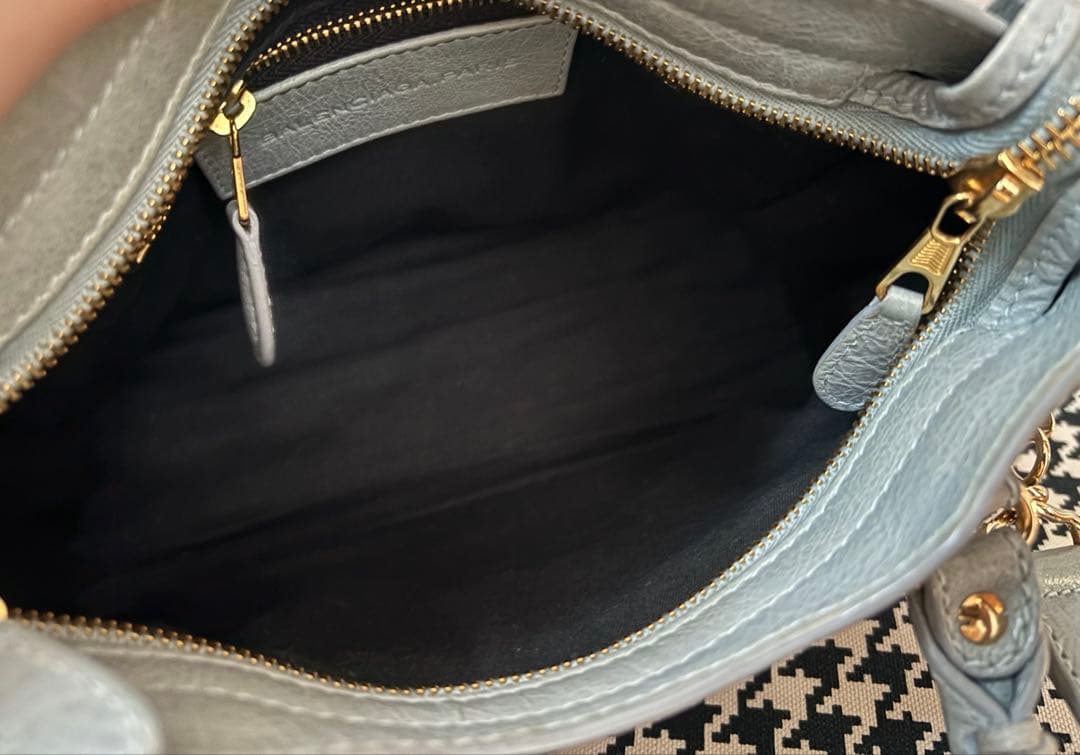 BALENCIAGA ジャイアントミニシティ エディターズバッグ ブルー