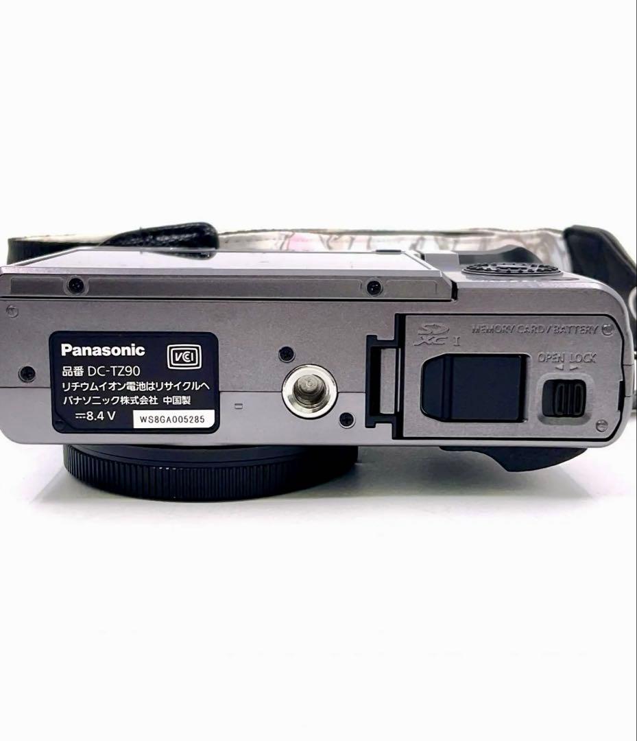 Panasonic DC-TZ90-S コンパクトデジタルカメラ　バッテリー3個