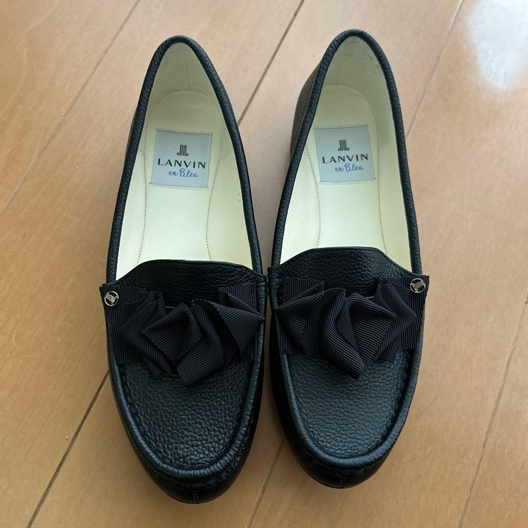 リボンモチーフドライビングシューズ 22cm