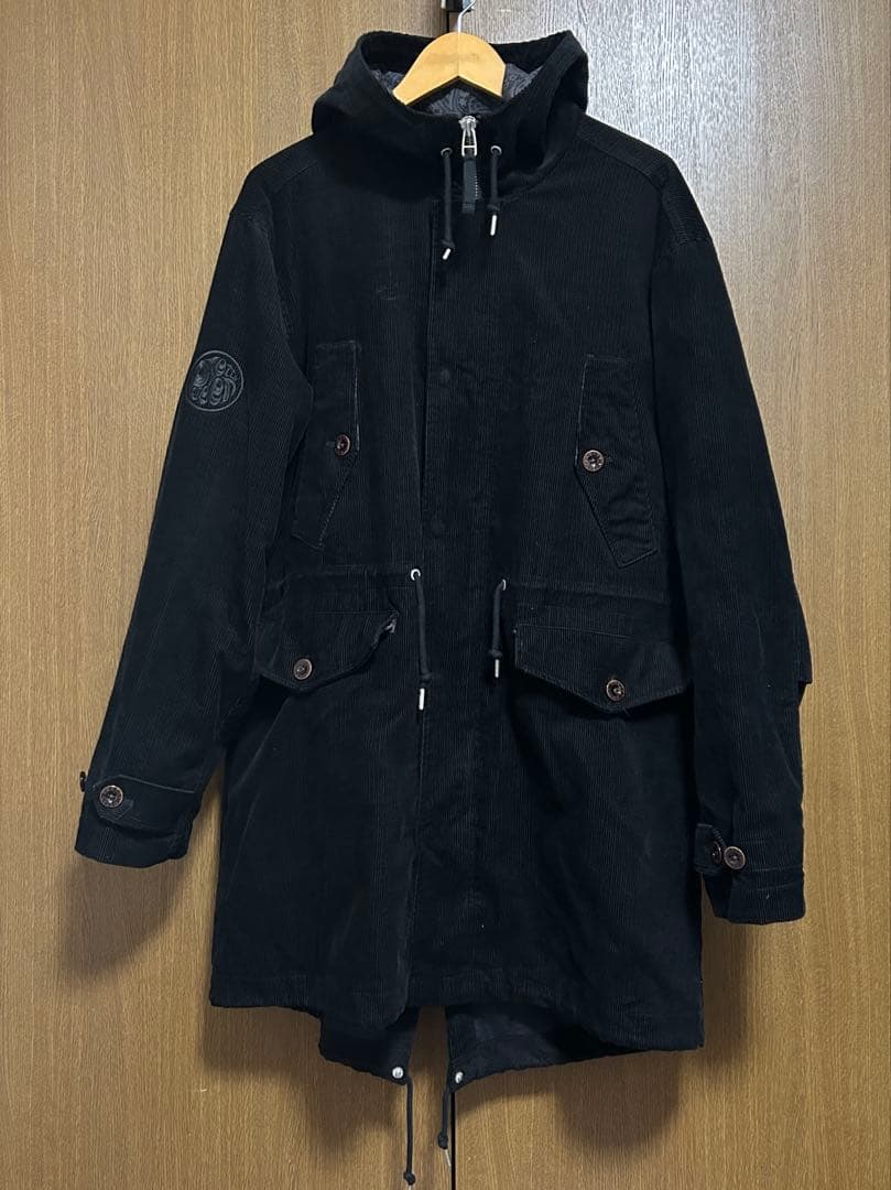 【廃盤】pretty green Insignia Cord Parka