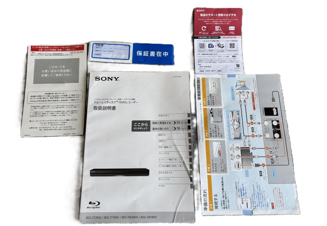 ソニー ブルーレイ・ディスクレコーダー BDZ-ZW2800 2023年製