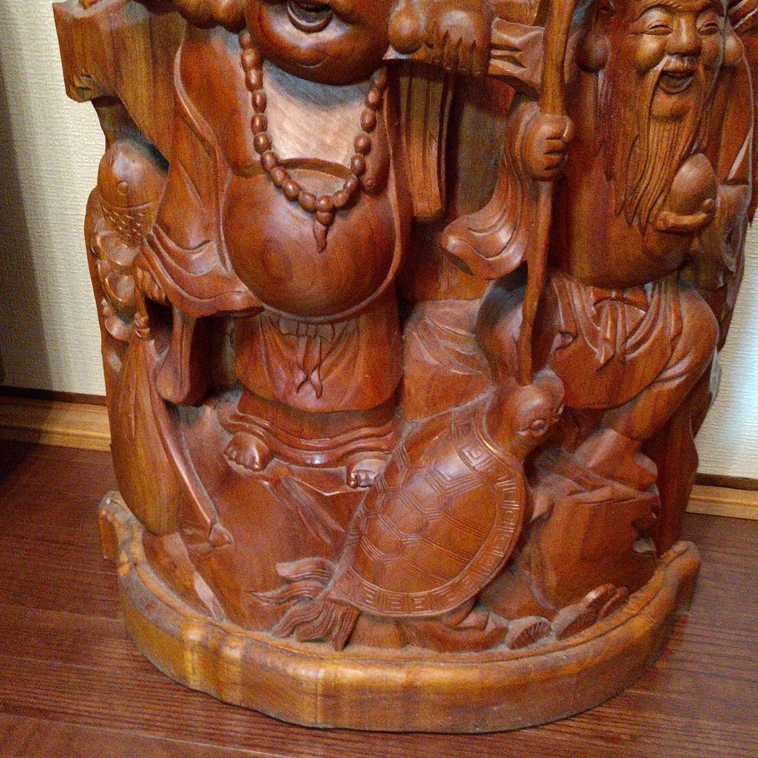 七福神木彫