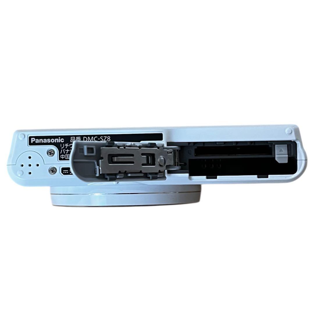 【美品】Panasonic LUMIX DMC-SZ8 デジカメ ホワイト