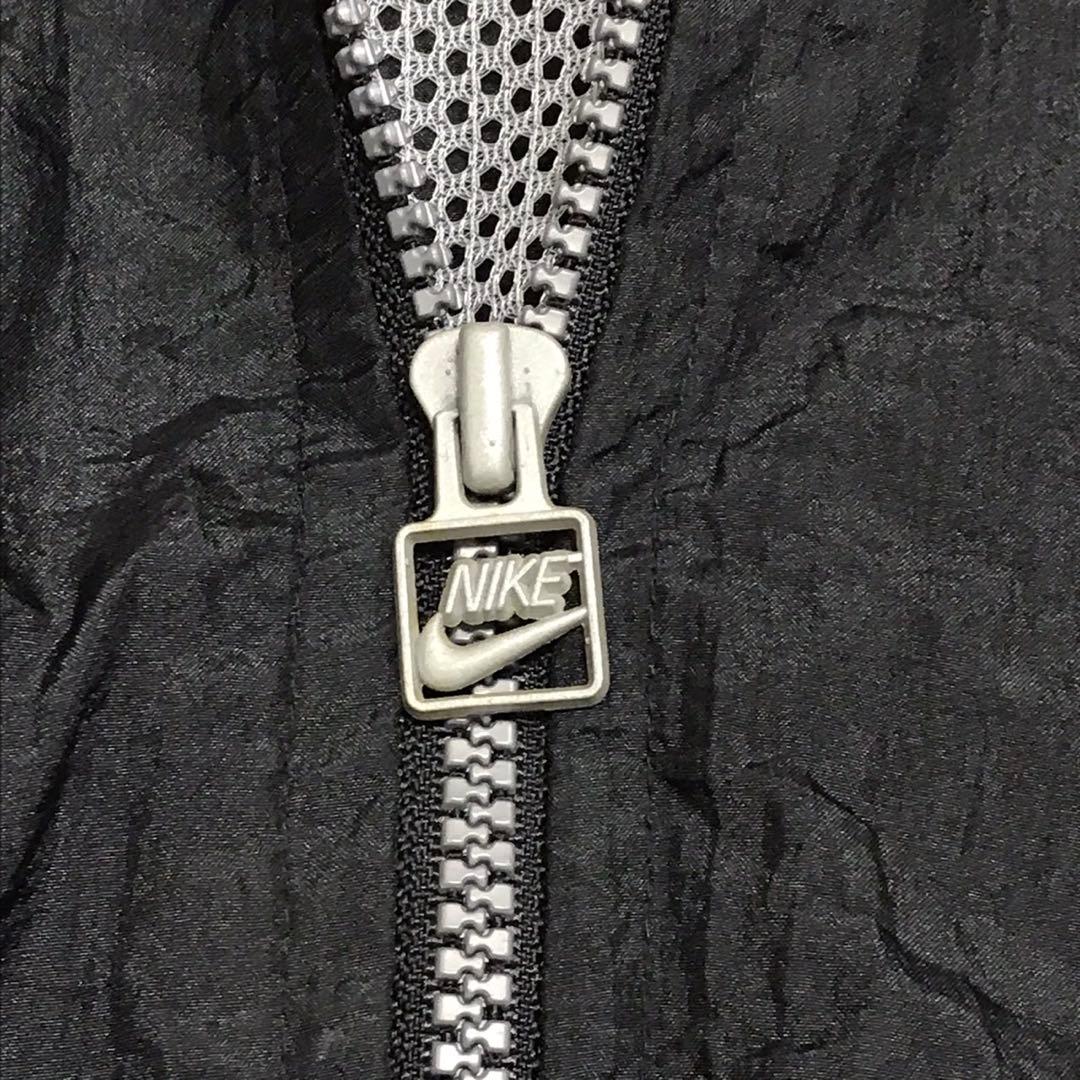 90s NIKE ナイキ　ビンテージナイロンジャケット　風車ロゴ　マルチカラー