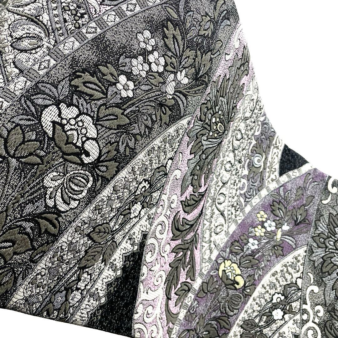 専用帯5117 ●高級 正絹 片面全通 リバーシブル 袋帯