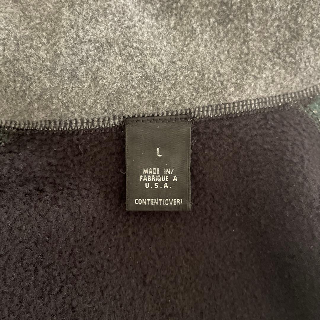 じーこ 　00's パタゴニア　USA製　グレー×ブラック　L