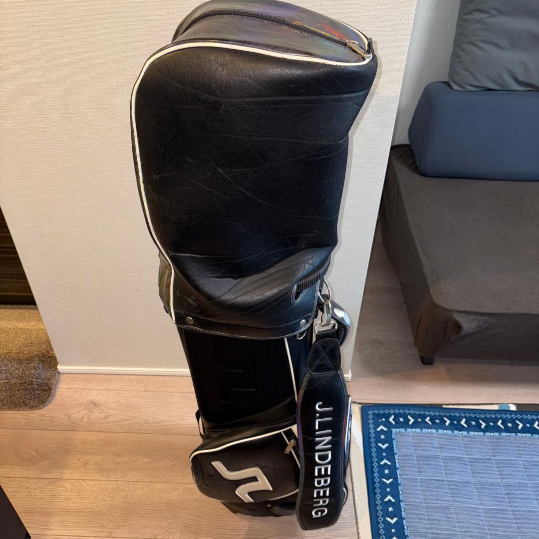 J.Lindeberg キャディバッグ ブラック/クラブ11本セット