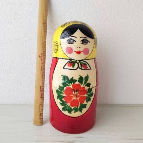 新品　ロシア　セミョーノフ　数遊びマト　15cmマト1体　ベビーマト10体