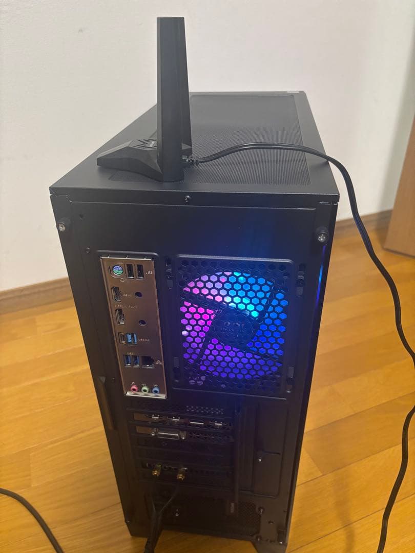 週末値下げ！おまけ付！いろいろ光る！自作ゲーミングPC中古！i7 RTX2070