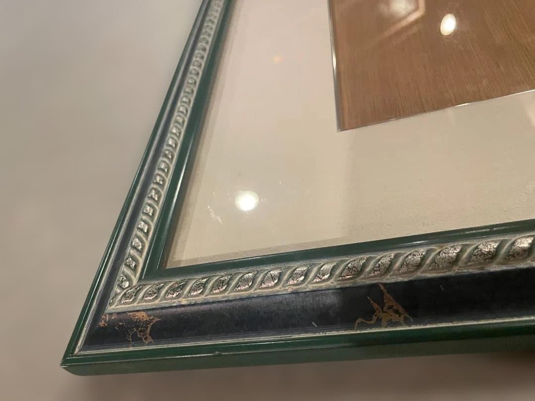 木製 フレーム 額縁 大型 絵画 写真 染色 ポスター 展示 アンティーク調