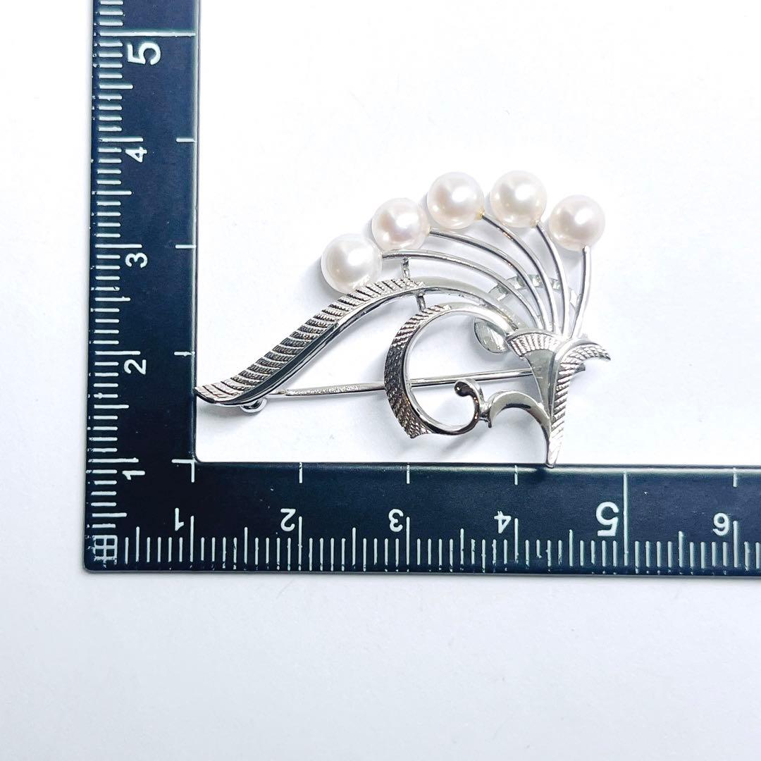 美品✨MIKIMOTO ミキモト パール　ブローチ