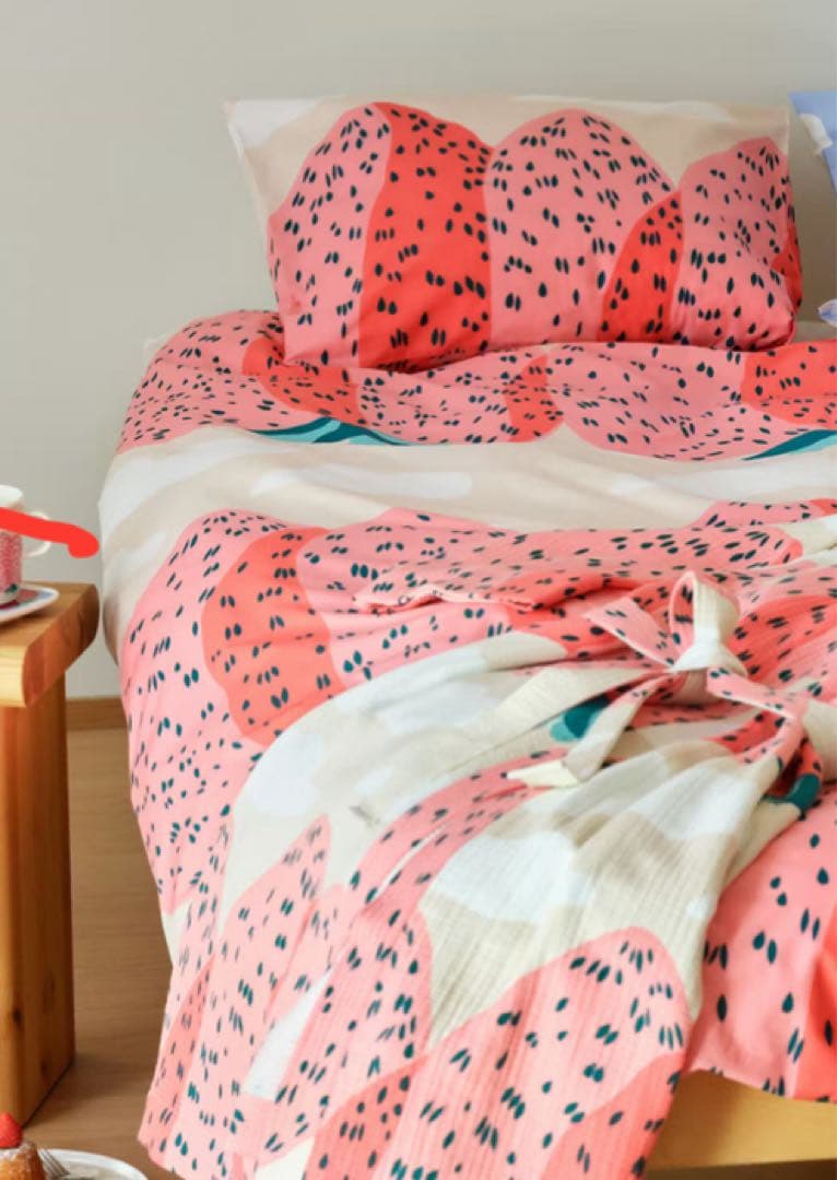 マリメッコ　Kスーパー限定　マンシッカヴォレット　ベッドカバー&ピロー