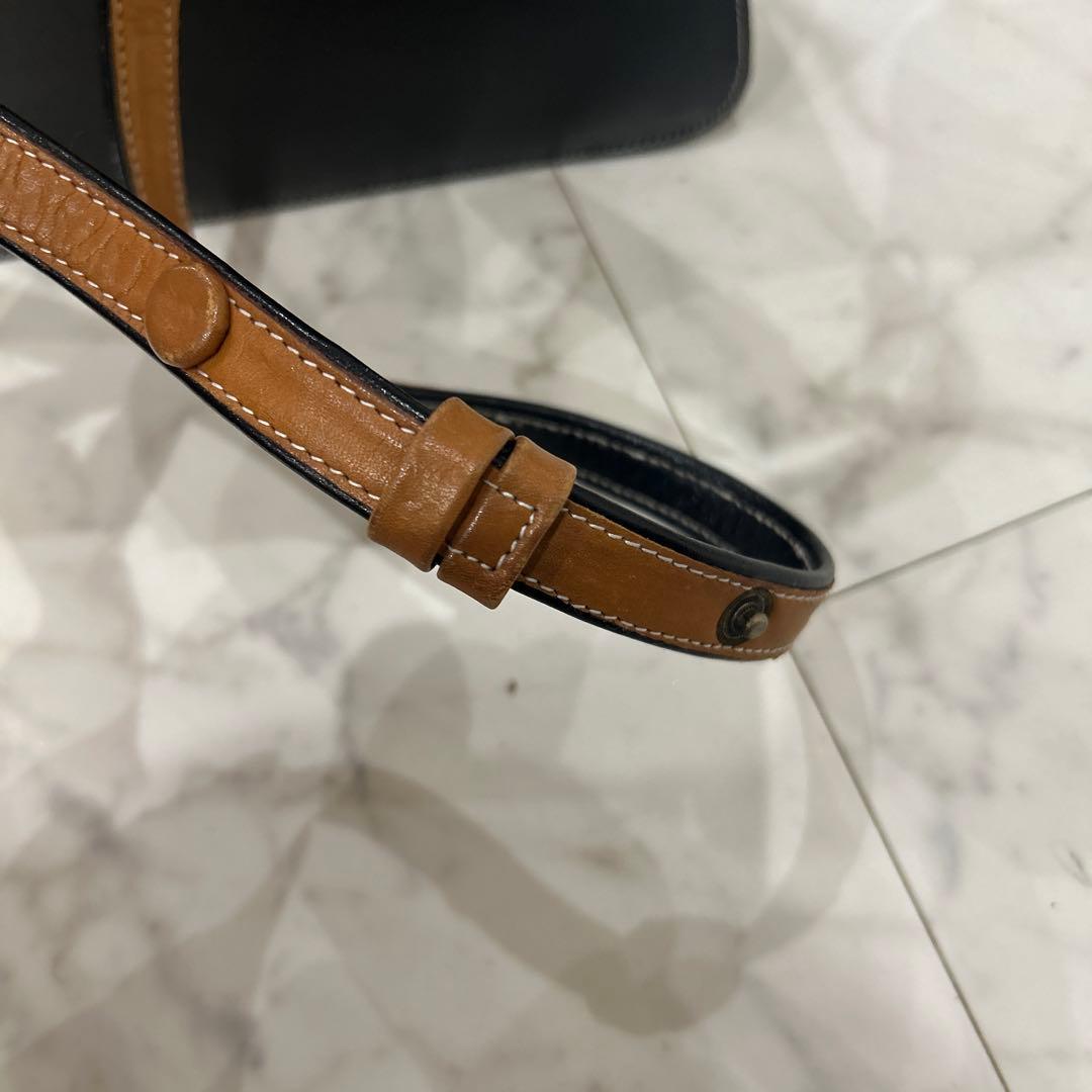 イヴサンローラン 本革 2wayショルダーバッグ　ブラック　匿名