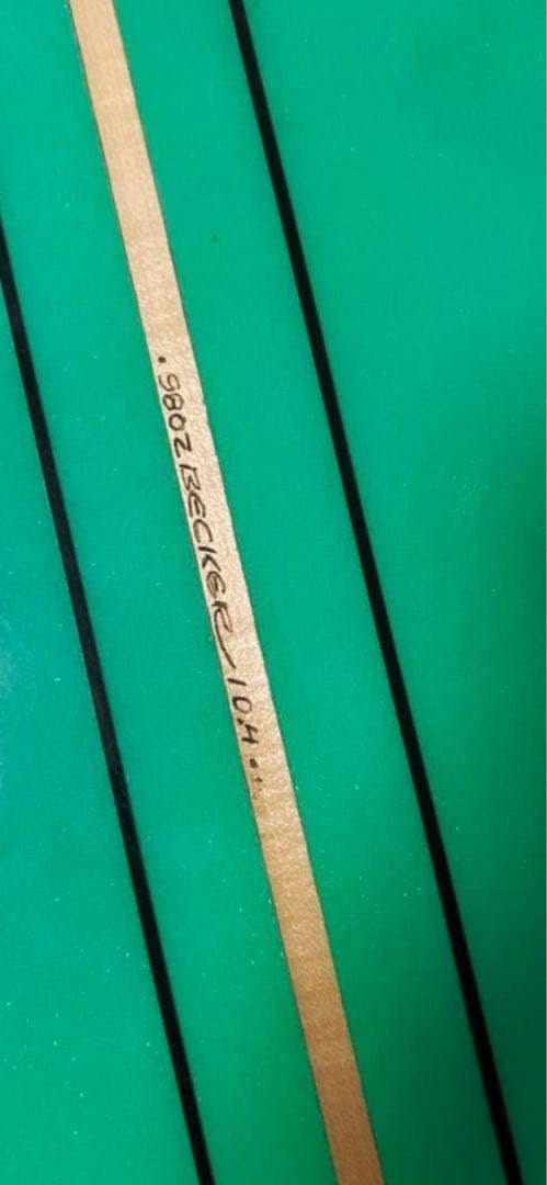 10.4ft ベッカータンカー ロングボード トリプルレッドウッドストリンガー