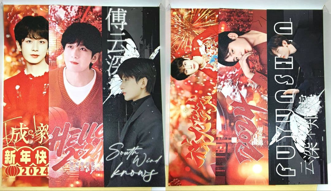 B【成毅】手幅ポスター45枚(リフィル入)➕専用バインダー(赴山海 チョンイー)