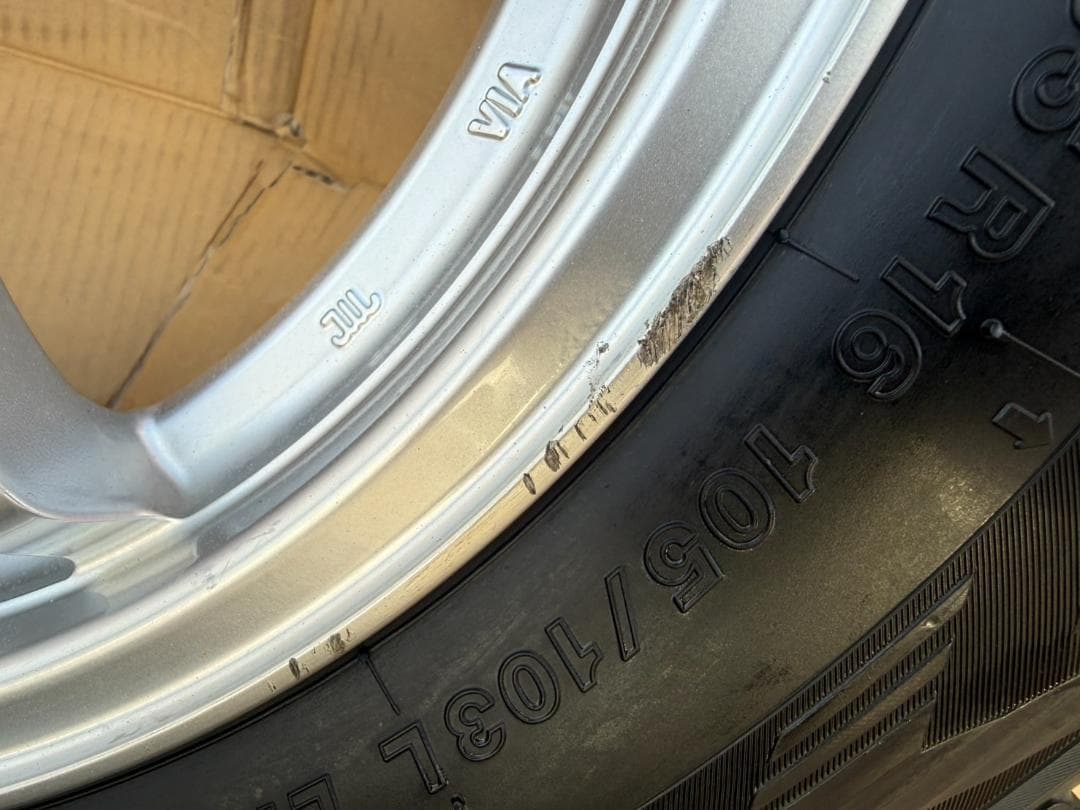 ジムニー スタッドレスセット 185/85R16 2021年製 ウェッズ