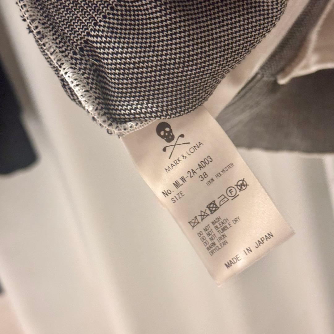 【極美品】MARK&LONA フルジップ ニットパーカー 38