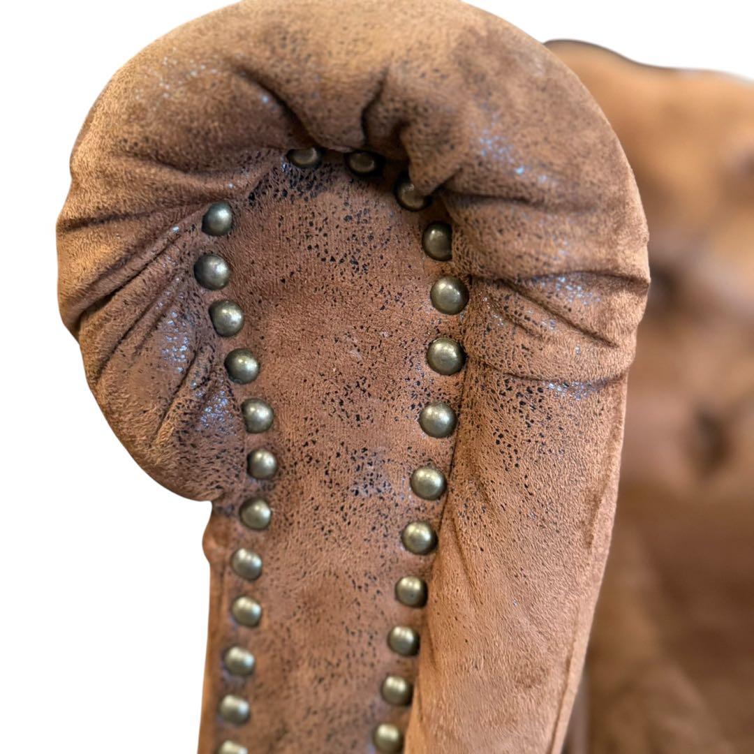 HR639 VINCENT コンパクトチェスターフィールド シングルソファ