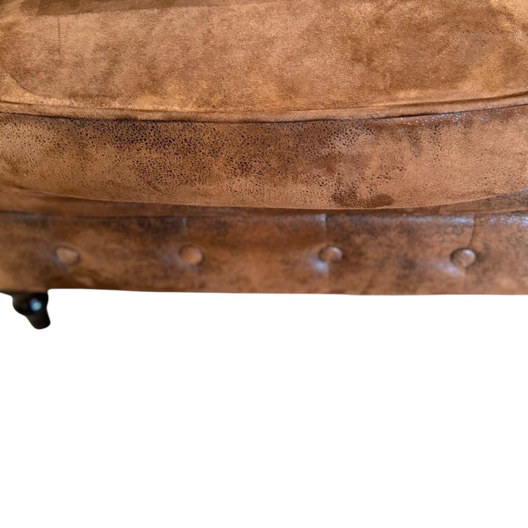 HR639 VINCENT コンパクトチェスターフィールド シングルソファ