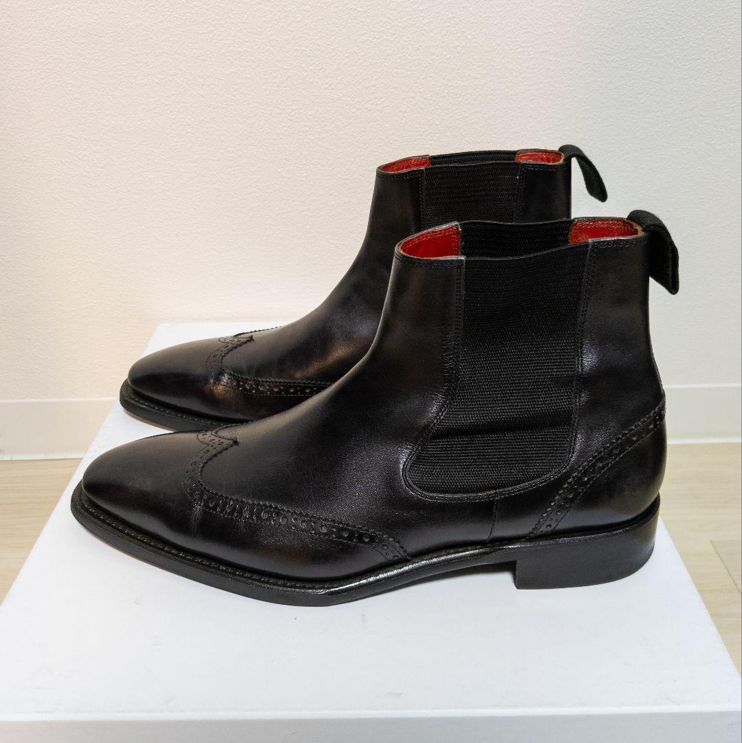 Perfetto BRITANNIA ウィングチップサイドゴアブーツ サイズ7