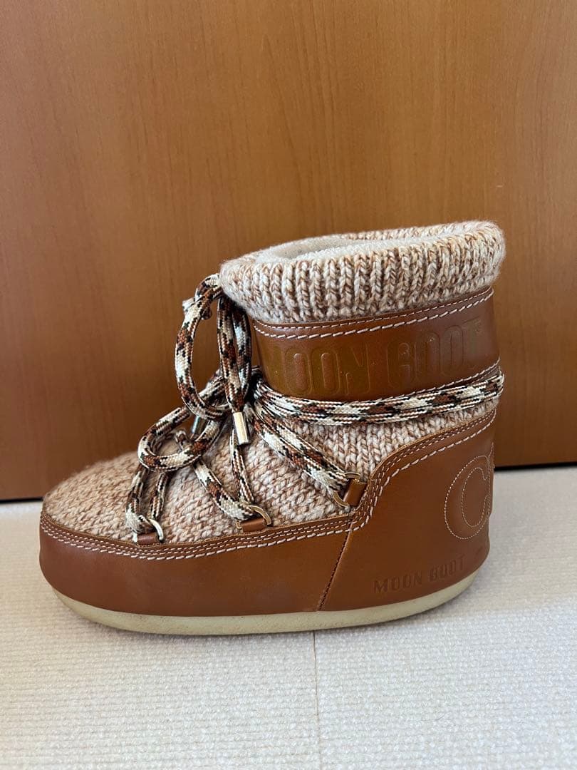 クロエ CHLOE × ムーンブーツ Moon Boot ムートンブーツ