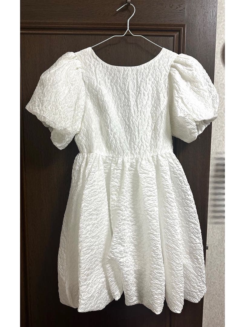 ワンピース Treat Urself Balloon flower jacquard op