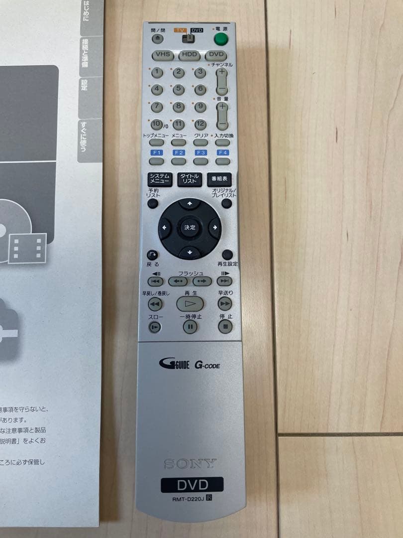 SONY RDR-VH85 VHS一体型DVDレコーダー ソニー 06年 スゴ録